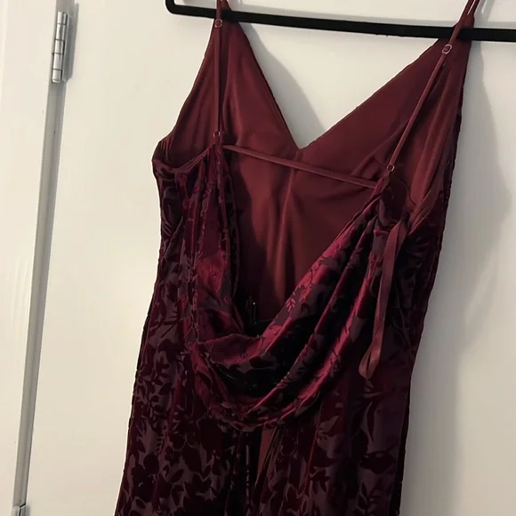 Velvet bridresmaid dress - Picture 3 of 3